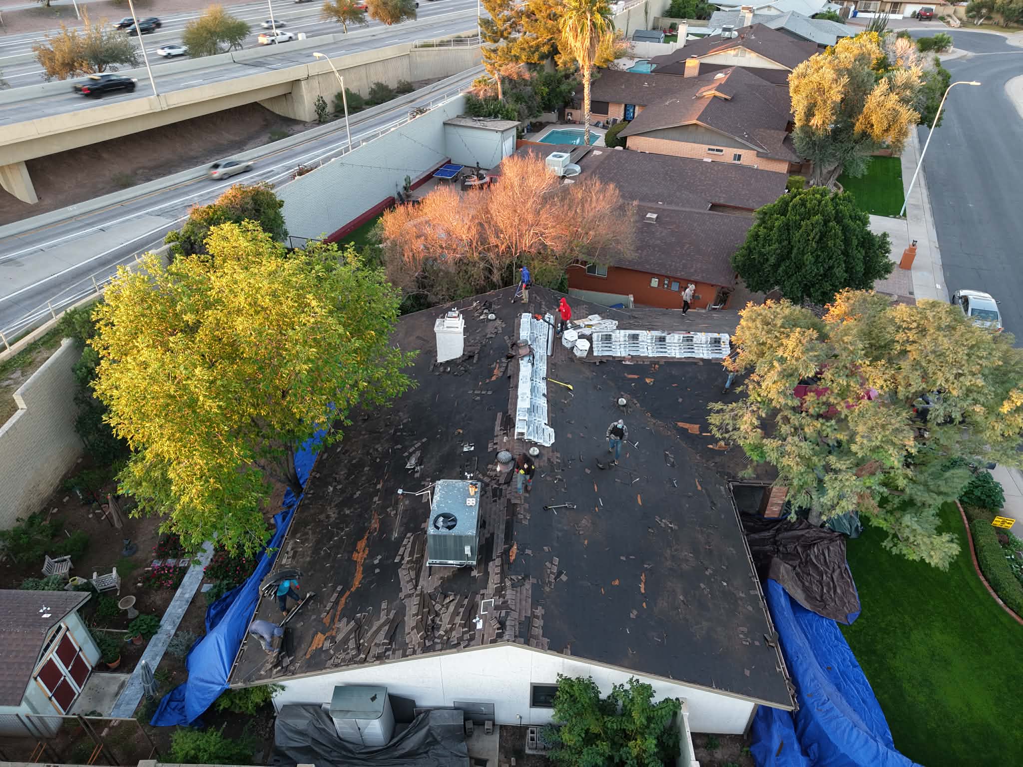 Commercial roofing project planning