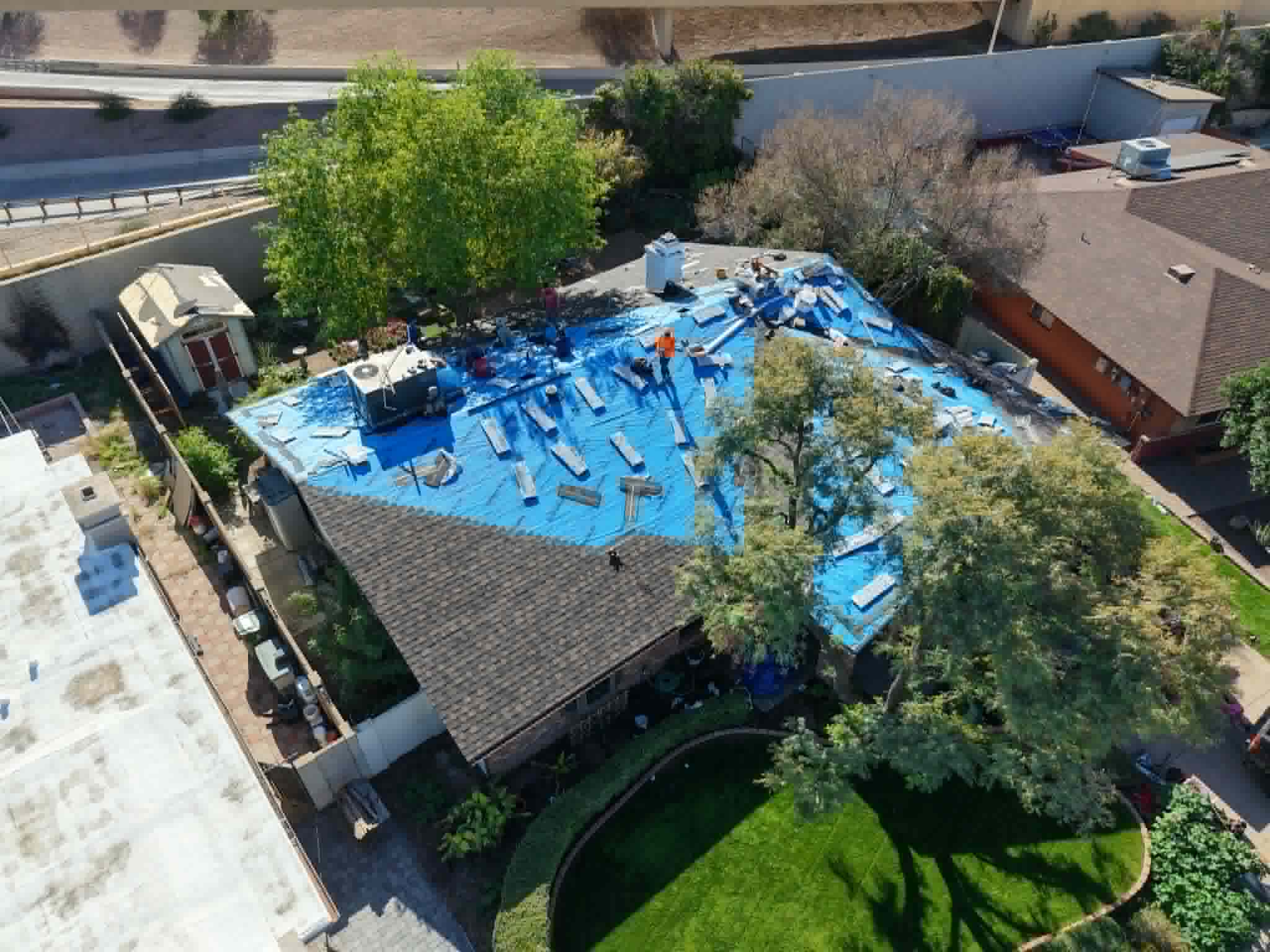 Storm damage roof inspection Arizona